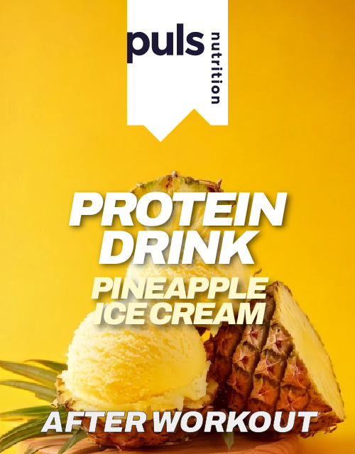 Puls Whey Pineapple ice cream