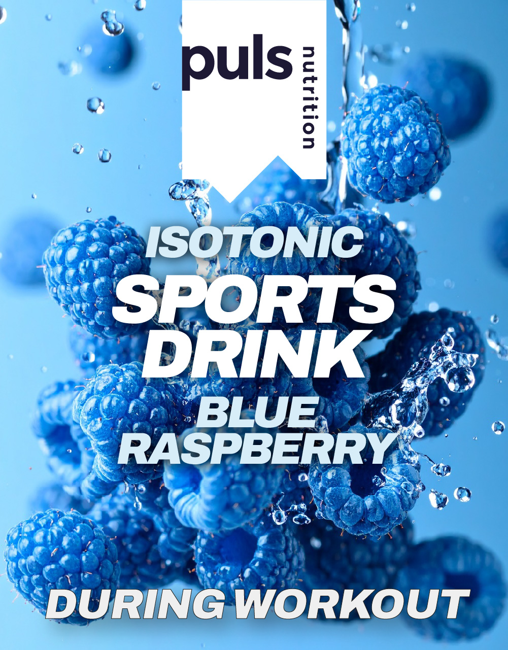 Puls Isotonic Sports Drink Blue Raspberry