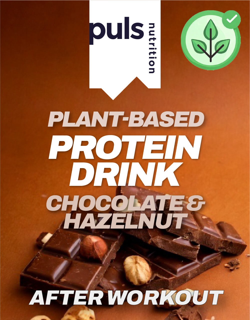 Puls Vegan Protein Chocolate & Hazelnut