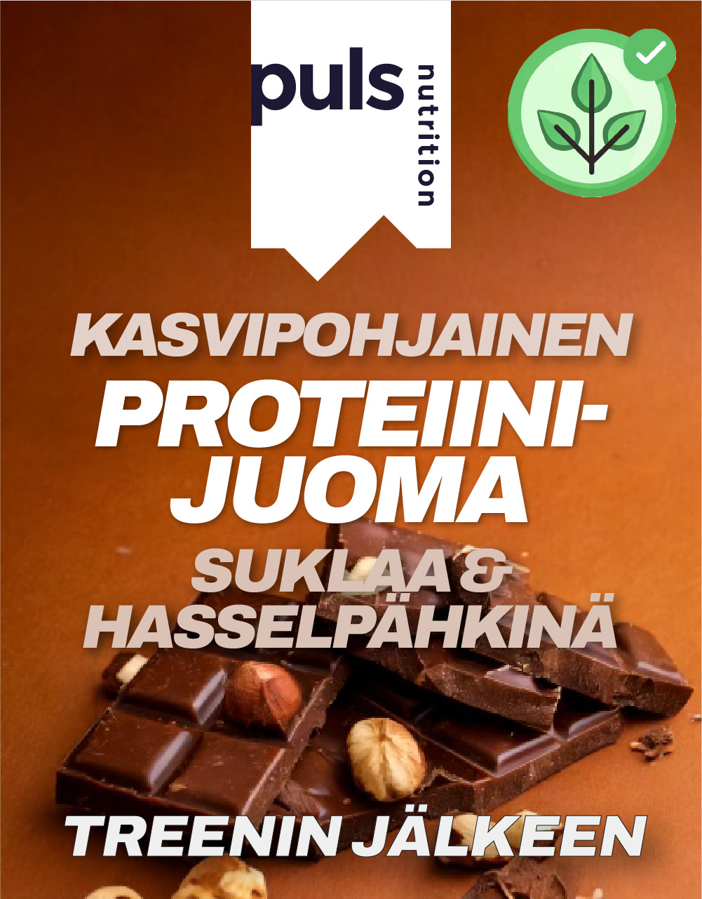 Puls Vegan Protein Chocolate & Hazelnut