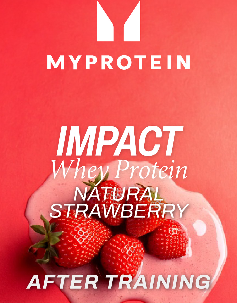 Myprotein Impact Whey Protein Natural strawberry